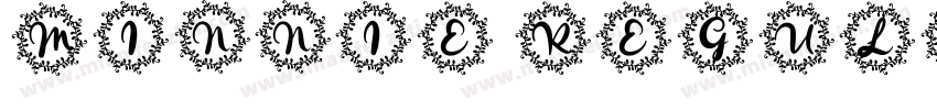 minnie regular字体转换